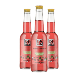 Baga Framboise & Mélisse (12 bouteilles) – 25mg de CBD